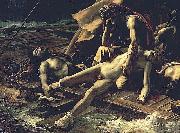 Theodore Gericault Detail from The Raft of the Medusa France oil painting artist